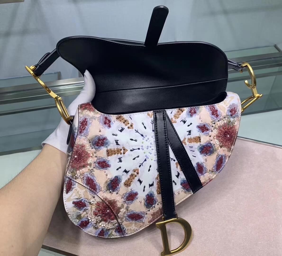 Christian Dior KaleiDiorscopic Saddle Bag M0446