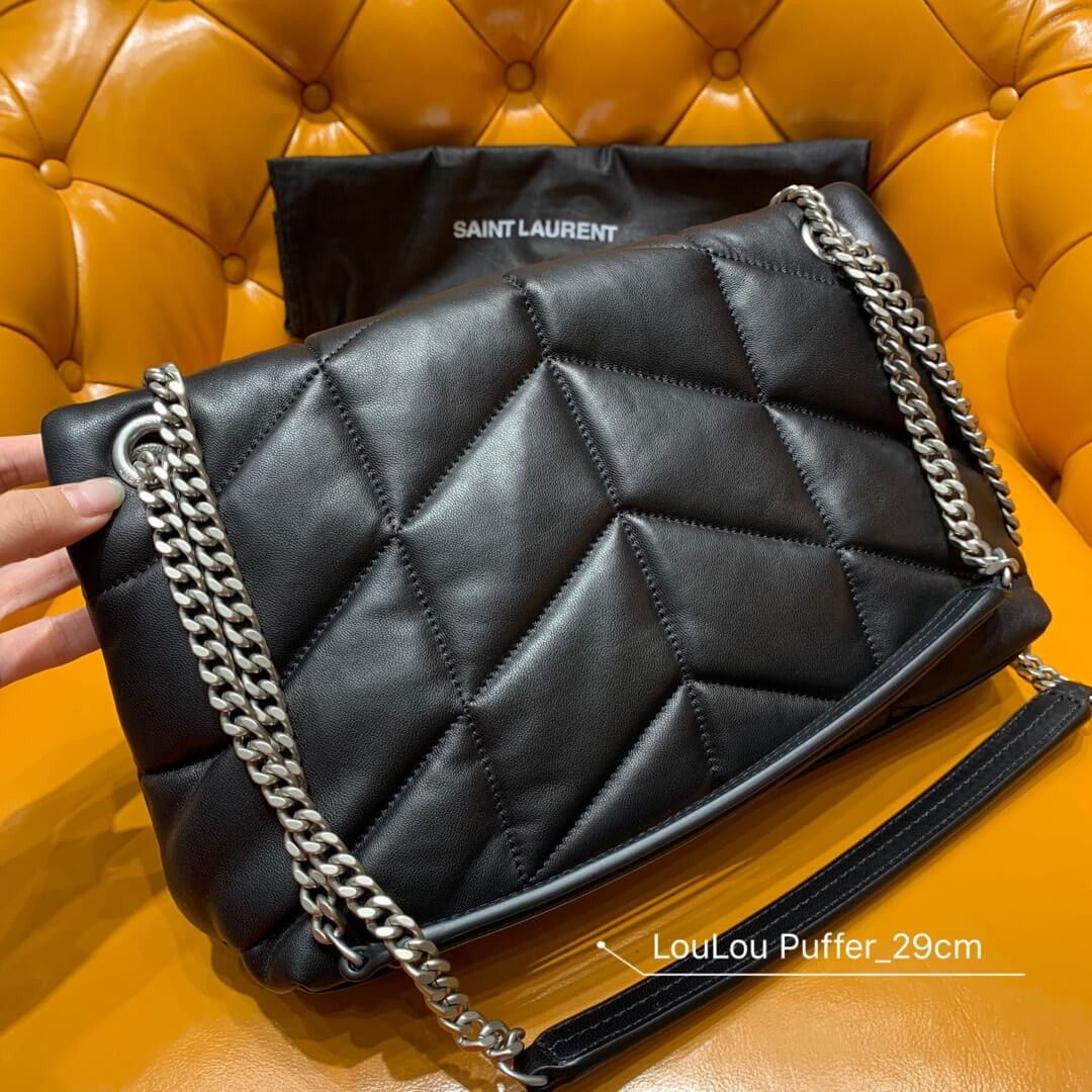 Saint Laurent Loulou Puffer Small Bag In Quilted Lambskin 577476