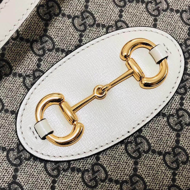 Gucci 1955 Horsebit GG Supreme Small Top Handle Bag 621220