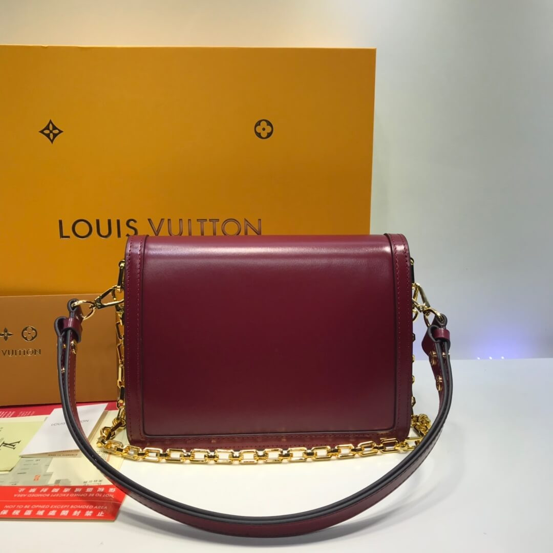 Louis Vuitton Smooth Calfskin Leather Dauphine MM M55735 M55821
