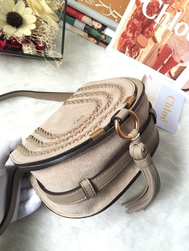 Chloe Mini Marcie Bag in Suede P580