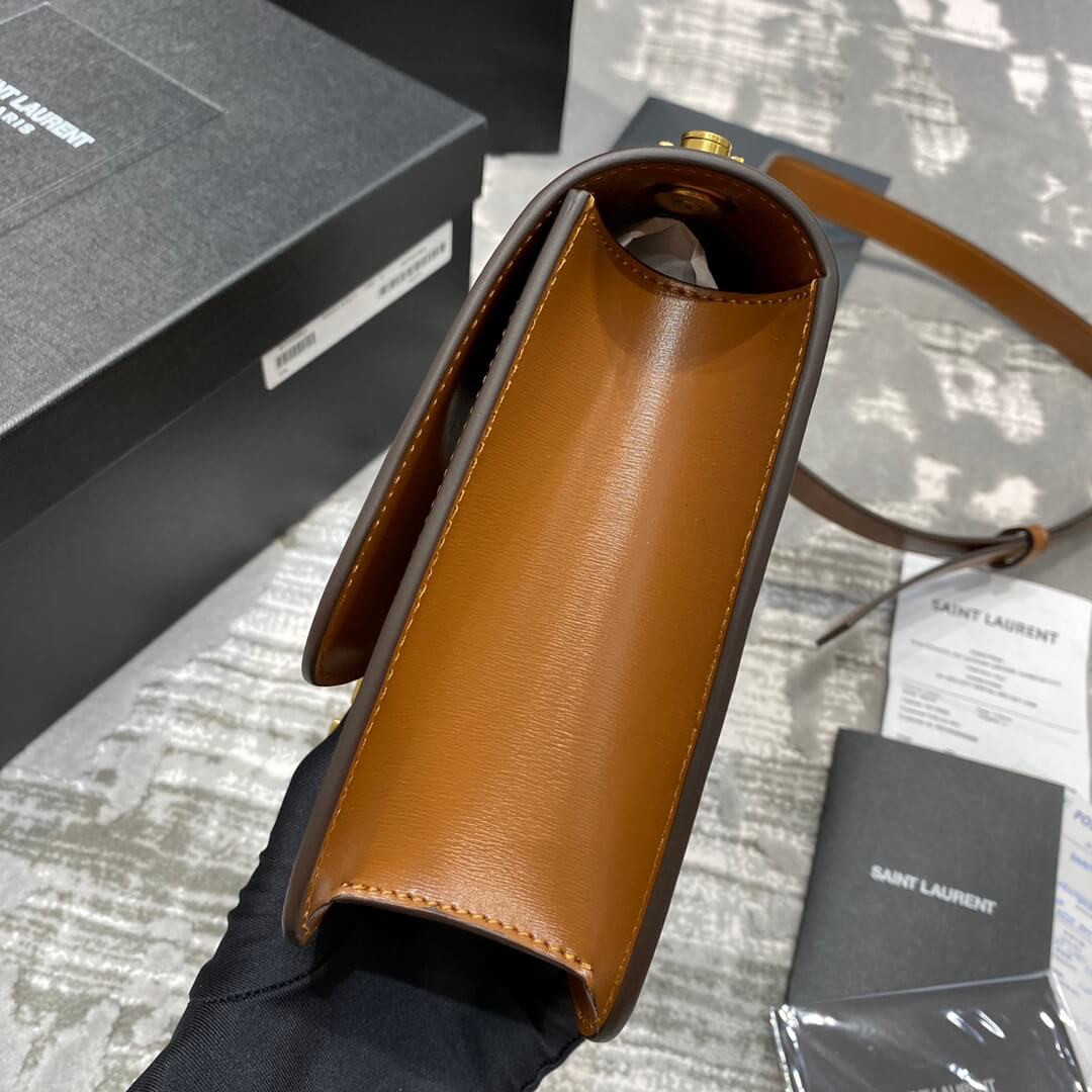 Saint Laurent Carre Satchel In Smooth Leather 585060