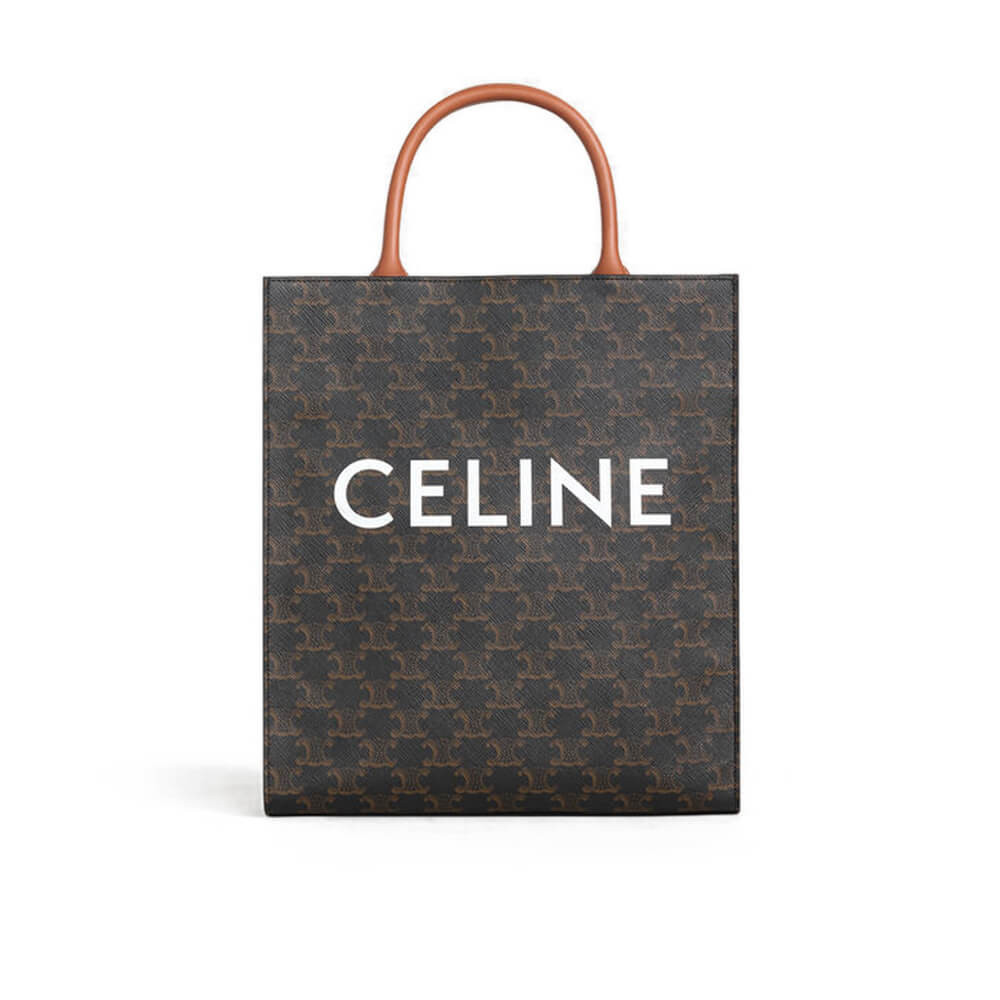 Celine Small Cabas Vertical In Triomphe Canvas 191542