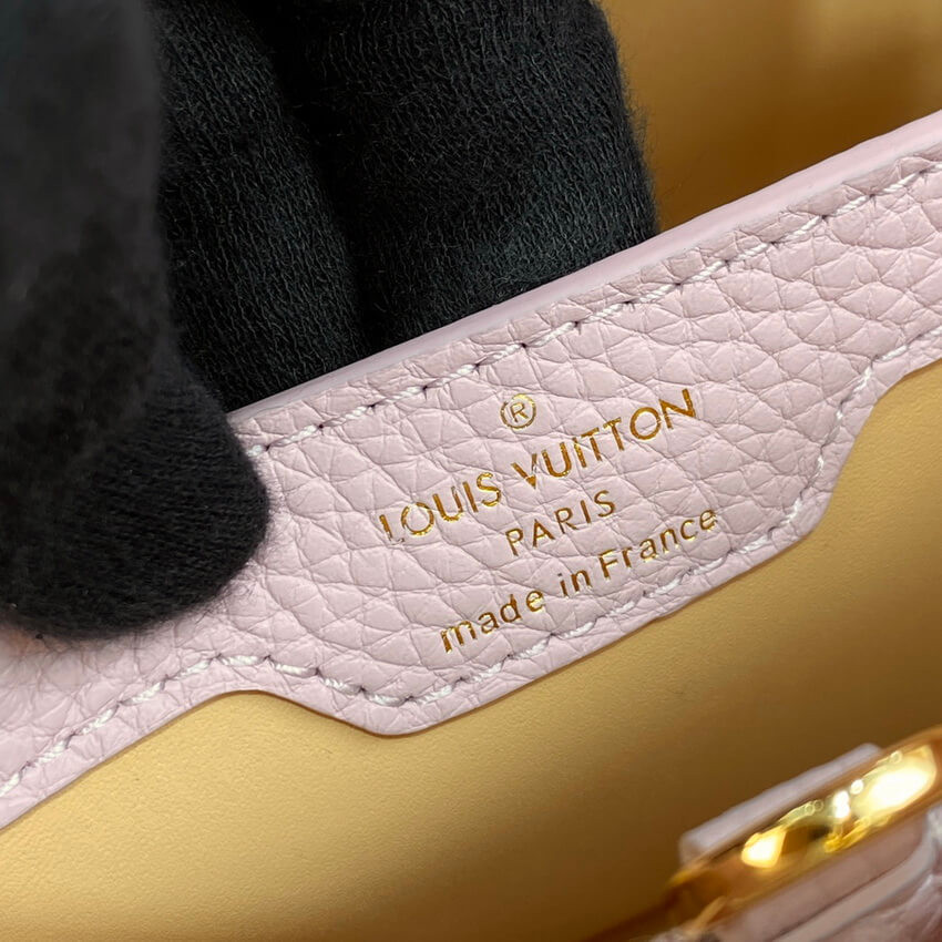 Louis Vuitton Capucines MM M59020 Rose/Beige