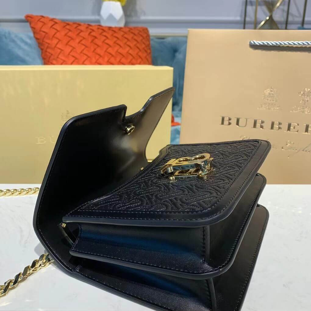 Burberry Small Quilted Monogram Lambskin TB Bag 80149211