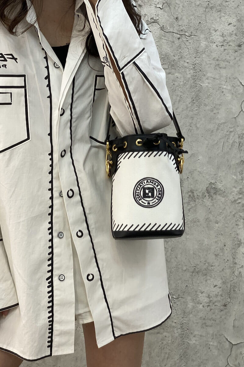 Fendi Mon Tresor Mini Bucket Bag 8BS010