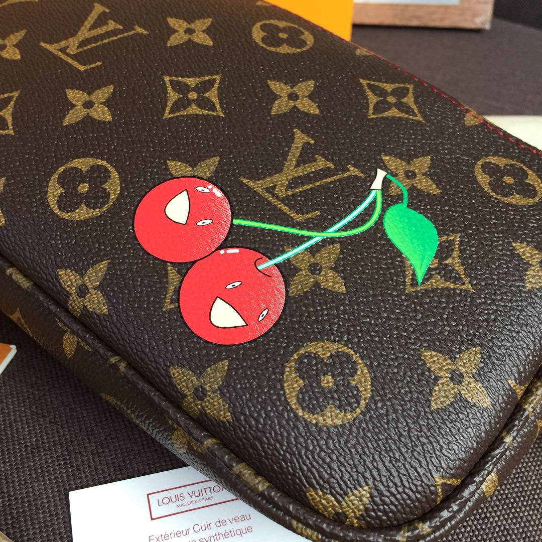 Louis Vuitton Monogram Cherry Pochette Accessoires M95008
