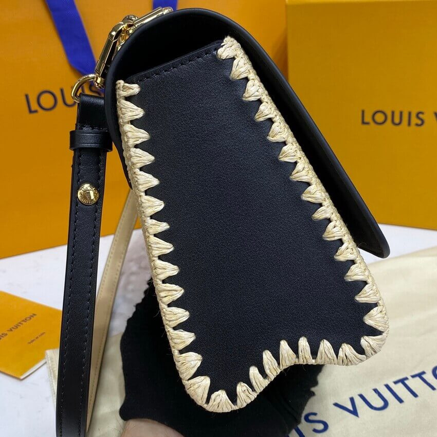 Louis Vuitton Twist MM M57647 Black