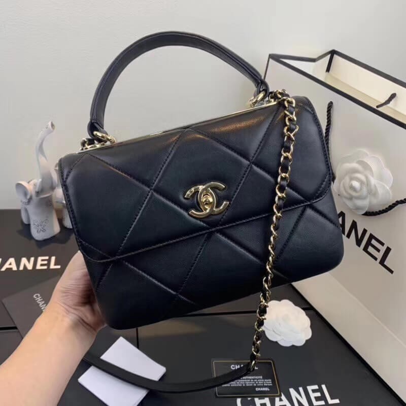 Chanel Small Flap Bag With Top Handle A92236