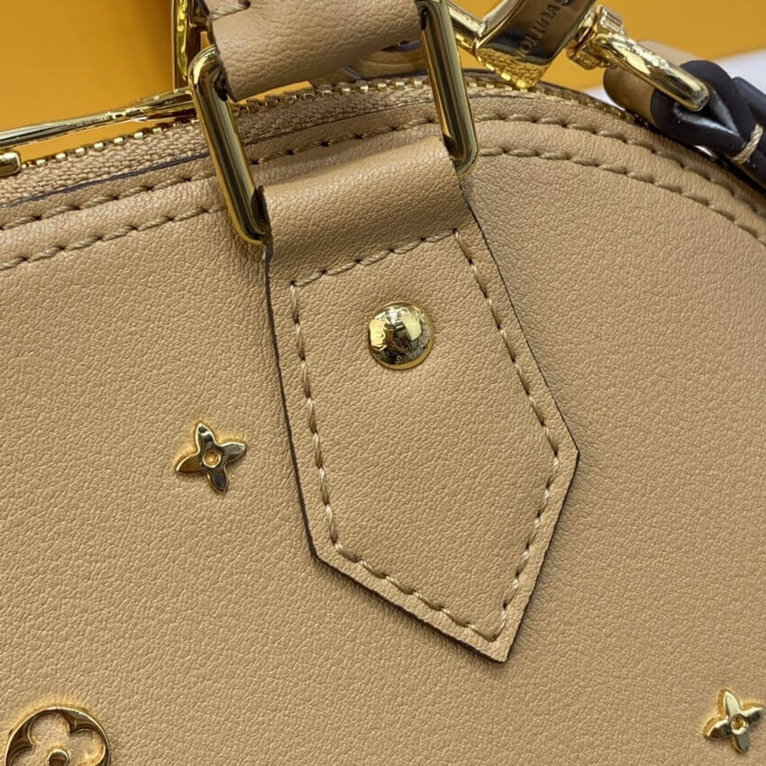 Louis Vuitton Alma BB Monogram Metal in Beige M58638