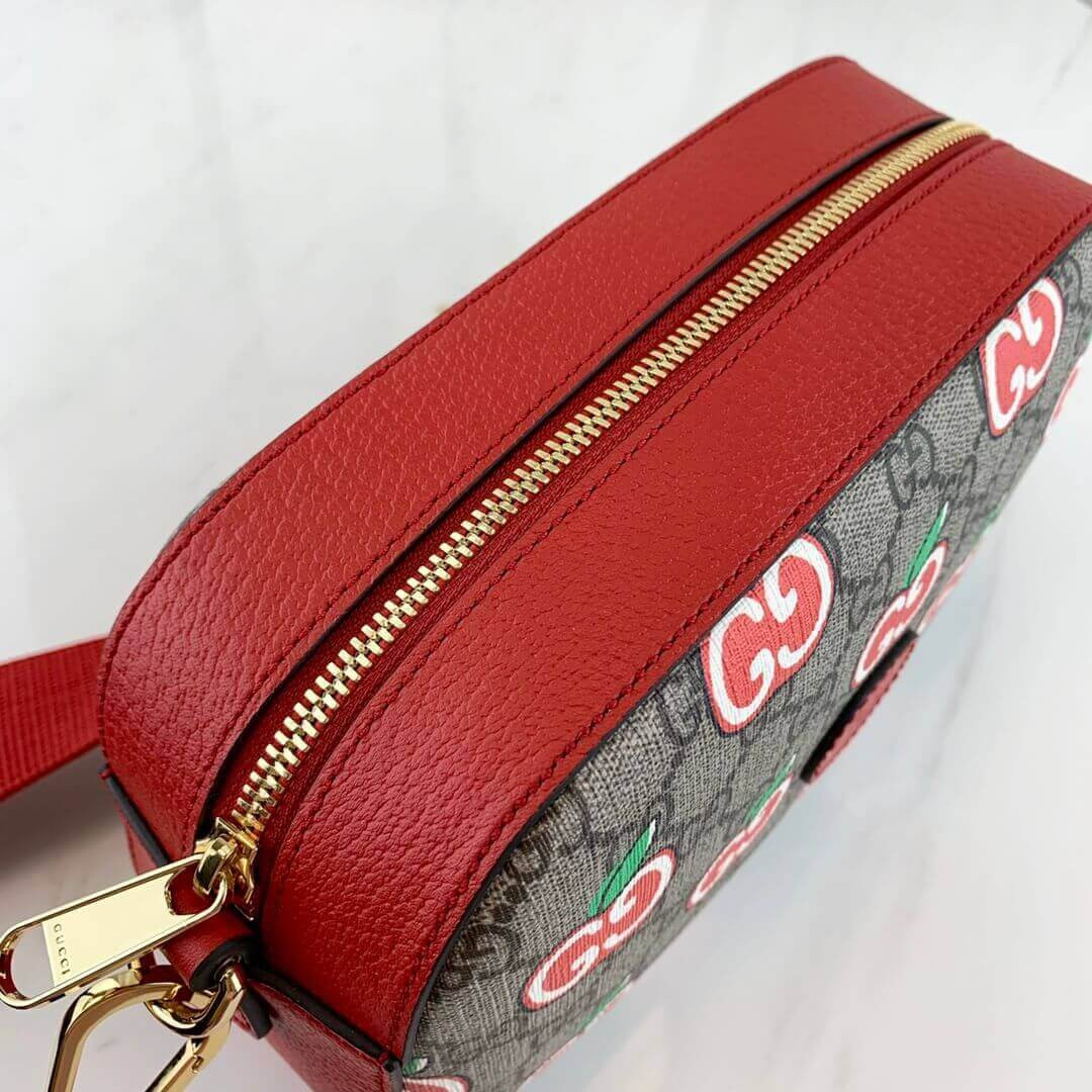Gucci GG Apple Print Small Shoulder Bag 574886
