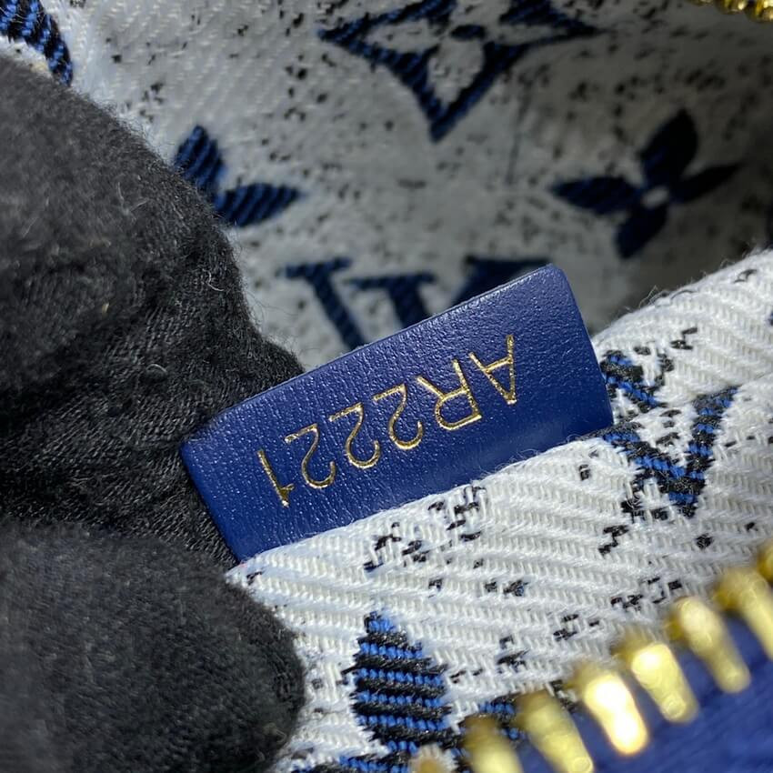 Louis Vuitton Monogram Jacquard Denim Nano Speedy M81168 M81213