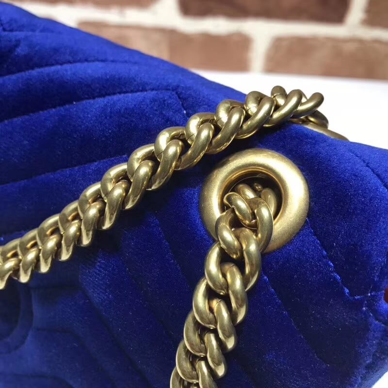 Gucci GG Marmont Velvet Shoulder Bag 443497