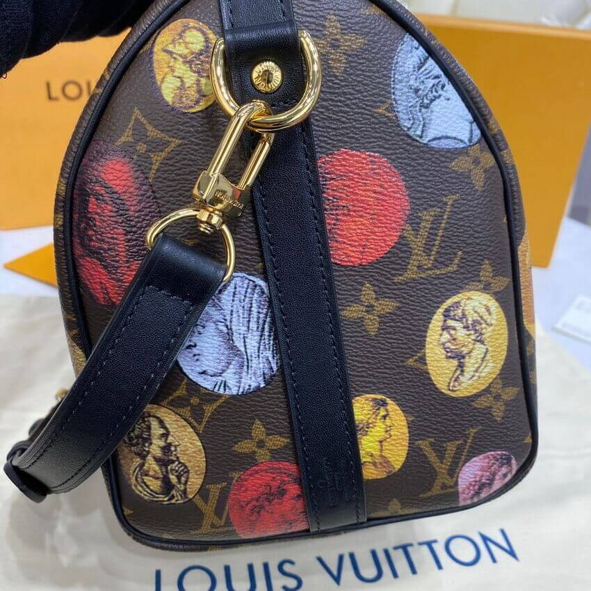 Louis Vuitton Monogram Cameo Printed Speedy Bandouliere 25 M45910