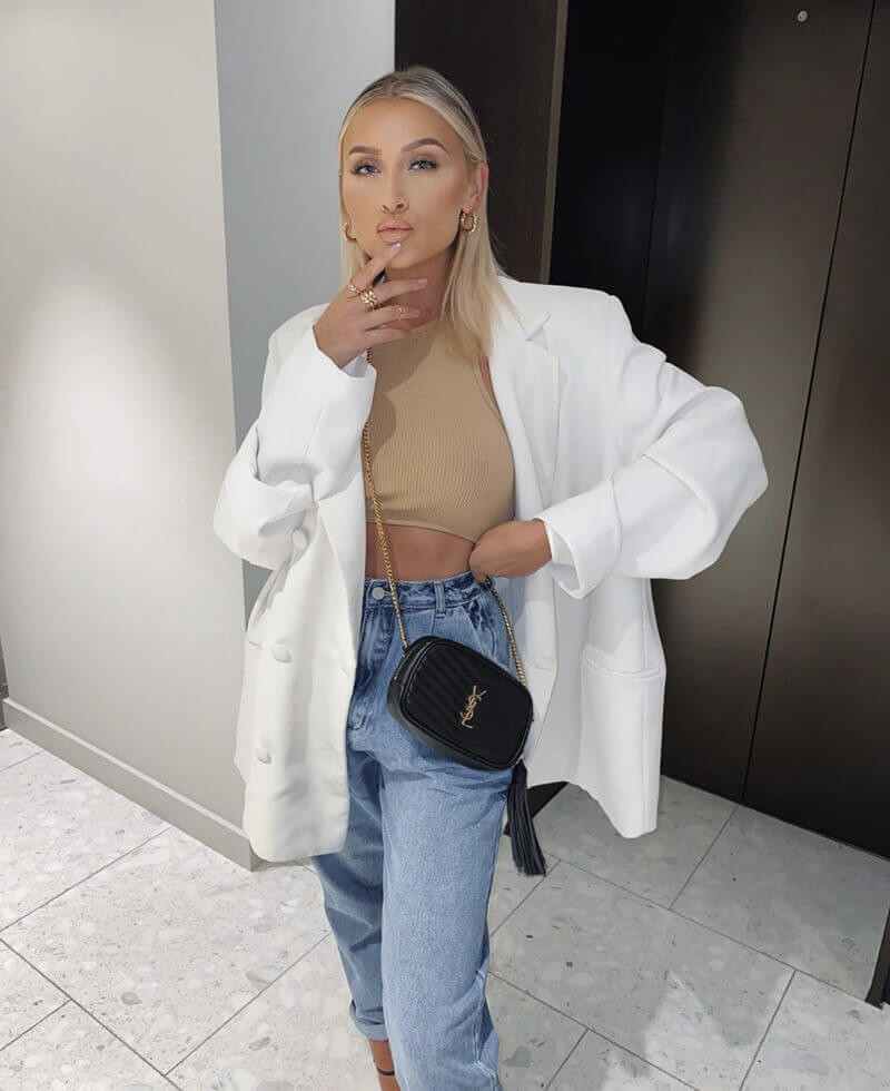 YSL Saint Laurent Lou Mini Camera Bag 585040 in Grain Leather Black