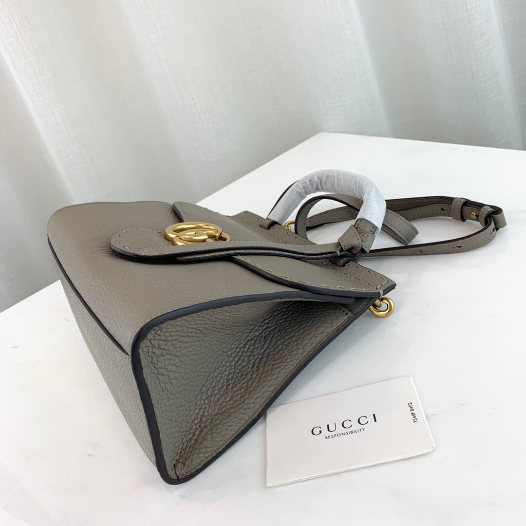 Gucci GG Marmont Leather Top Handle Shoulder Bag 442622