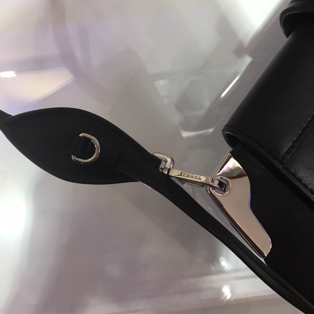 Prada Sidonie Leather Shoulder Bag 1BD168