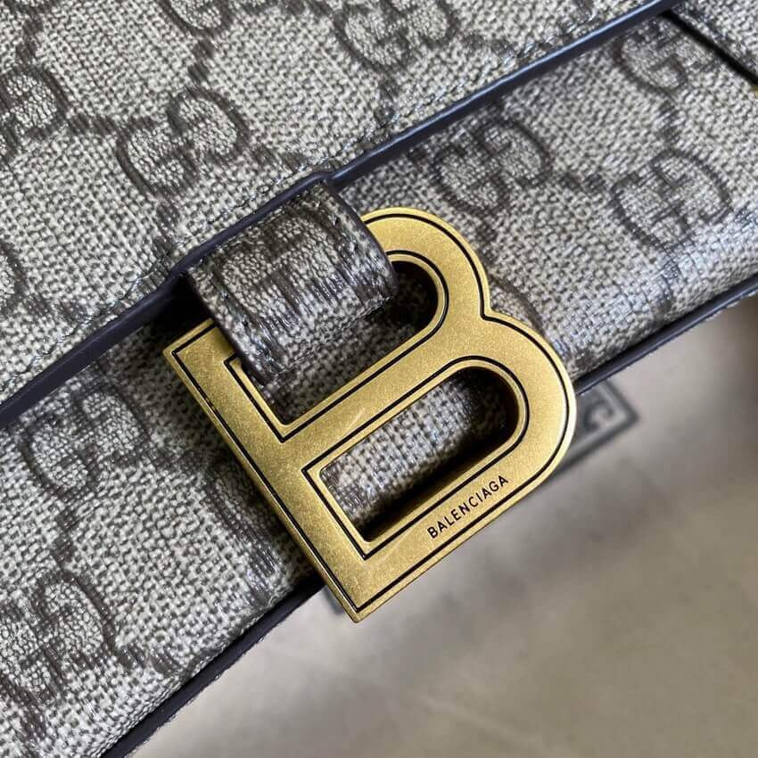 Gucci x Balenciaga Hourglass Small Top Handle Bag 658575