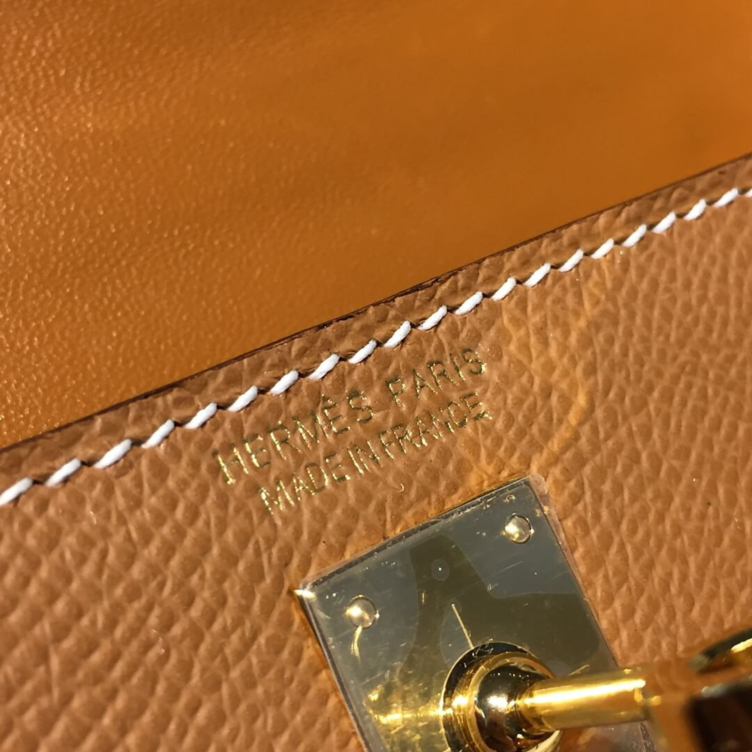 Hermes Kelly Bag 19cm in Epsom Leather