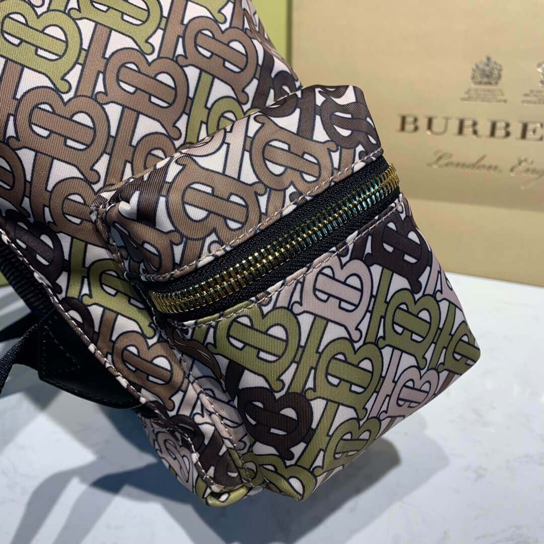 Burberry The Medium Rucksack in Monogram Print Nylon 80118051