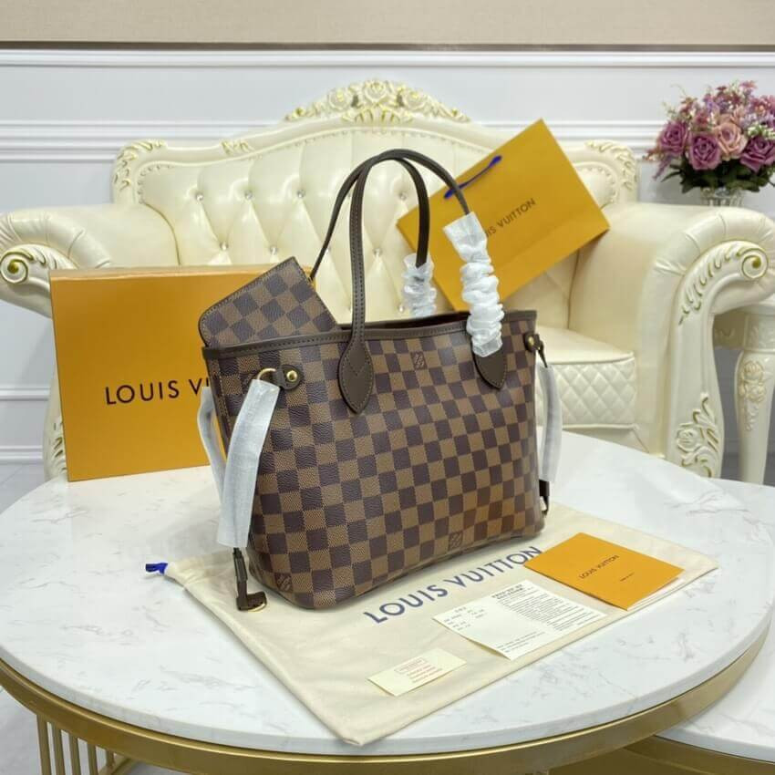 Louis Vuitton Damier Ebene Neverfull PM N41359