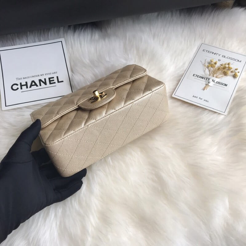 Chanel Caviar Calfskin 20cm Classic Flap Bag 1116