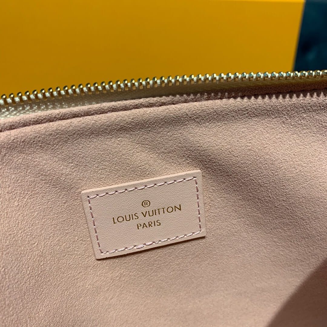 Louis Vuitton Damier Azur Canvas Zipped Pochette  N67500