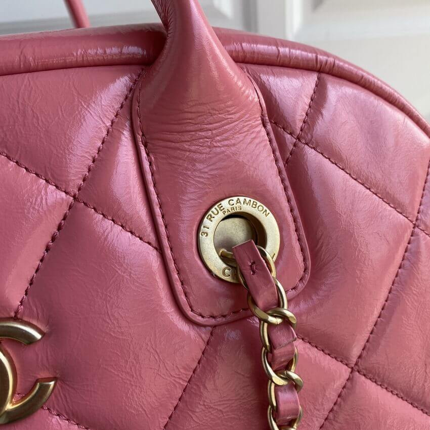 Chanel Calfskin Bowling Bag AS2223