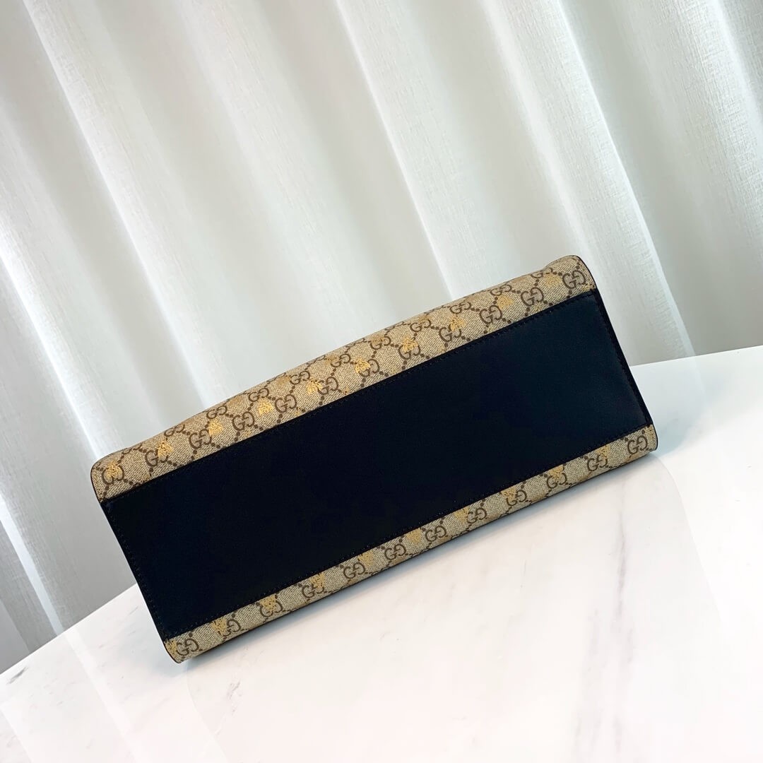 Gucci Padlock GG Supreme Bees Medium Shoulder Bag 479197