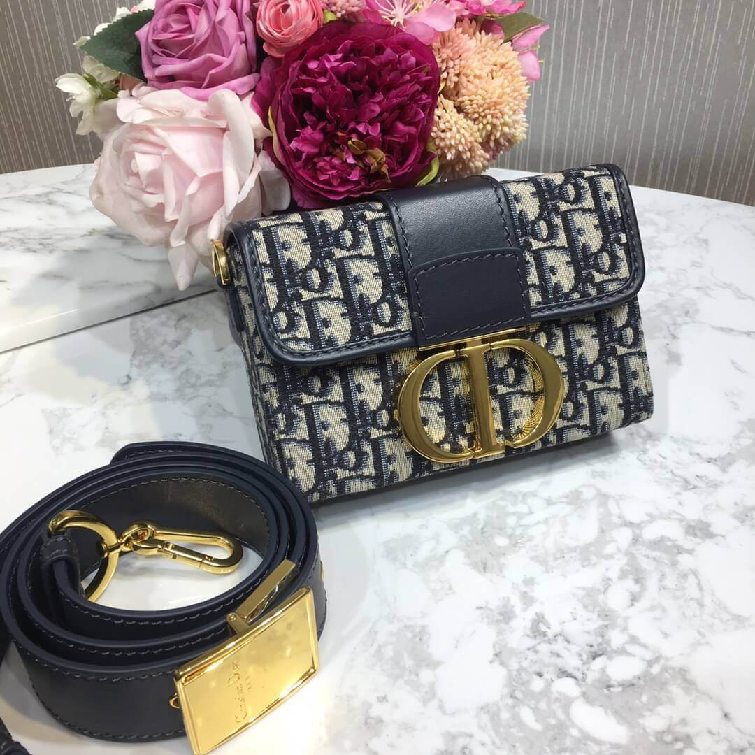 Christian Dior Oblique 30 Montaigne Box Bag M9204