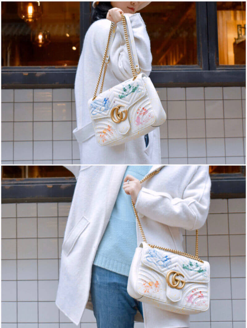 Disney x Gucci GG Marmont Medium Shoulder Bag 443496