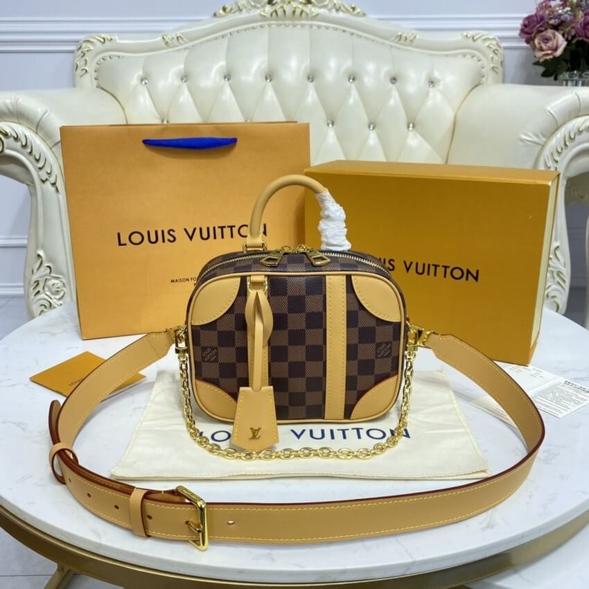 Louis Vuitton Damier Azur Valisette Souple BB N50065