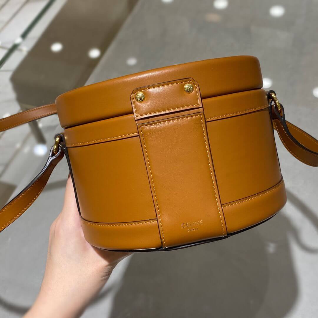 Celine Medium Tambour Bag In Smooth Calfskin 195192