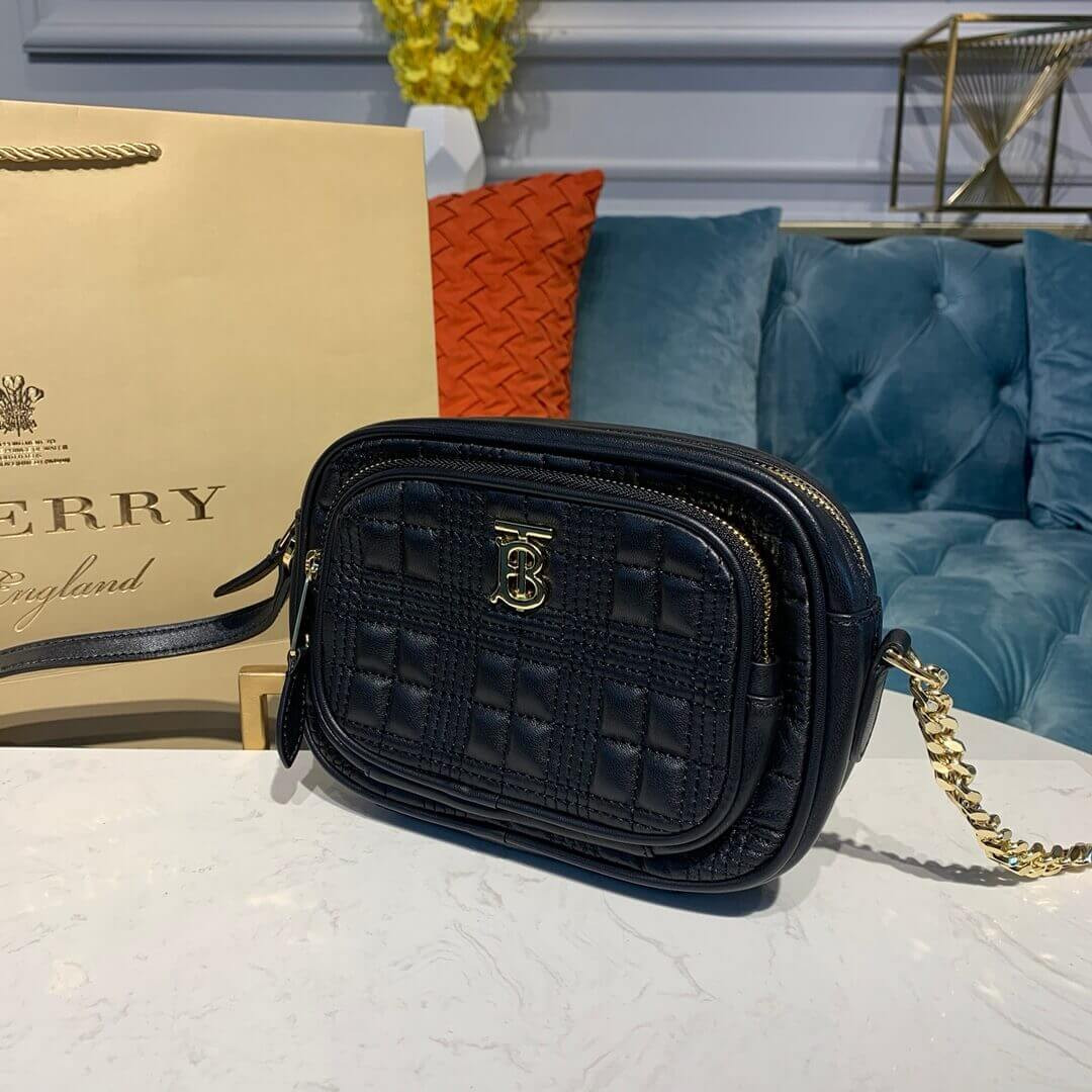 Burberry Small Quilted Lambskin Camera Bag 80207571