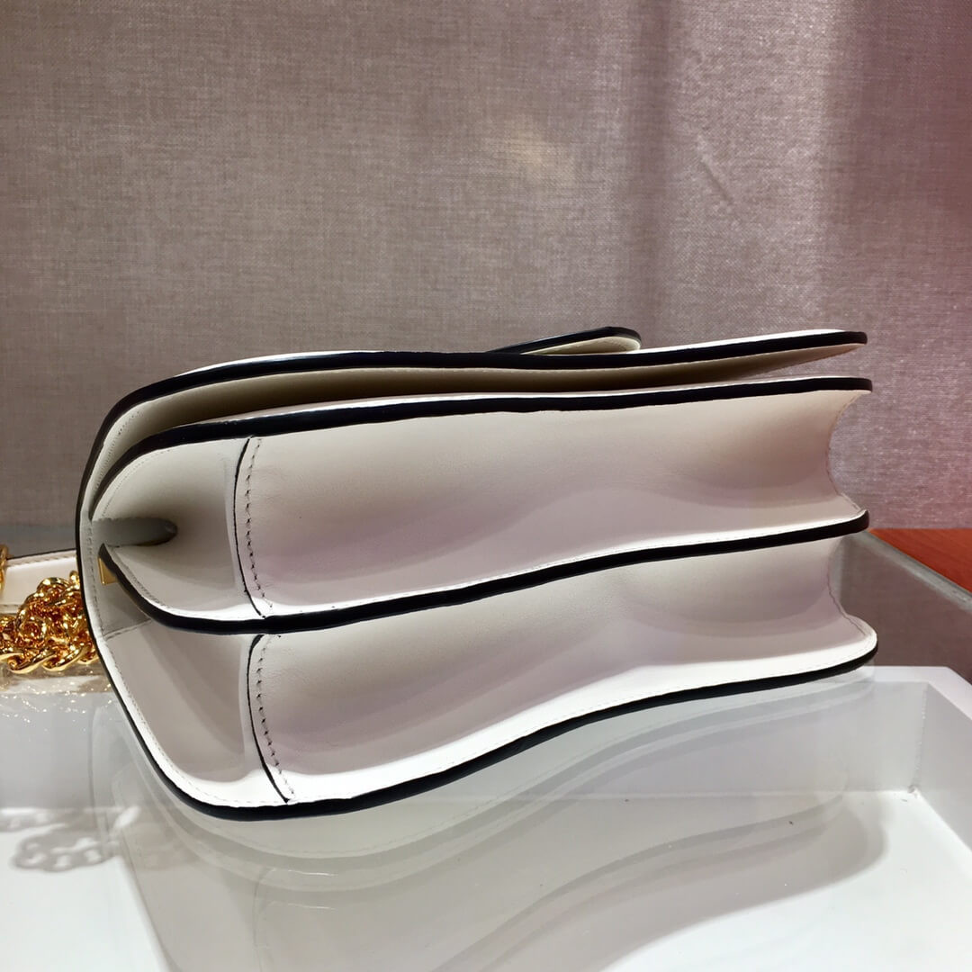 Prada Sidonie Leather Shoulder Bag 1BD184