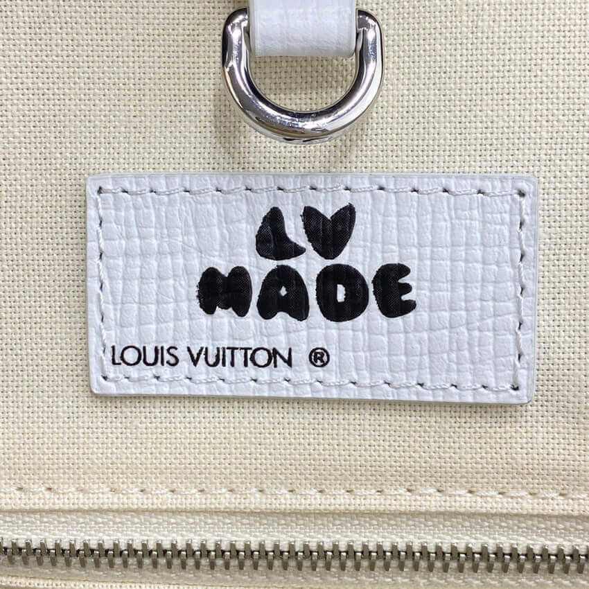 Louis Vuitton x Nigo Tote Journey M59366 White
