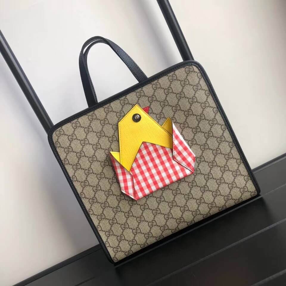 Gucci GG Tote Bag With Chick 606192