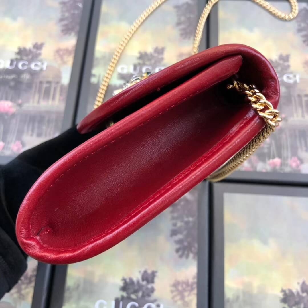 Gucci Smooth Leather Rajah Mini Bag 573797