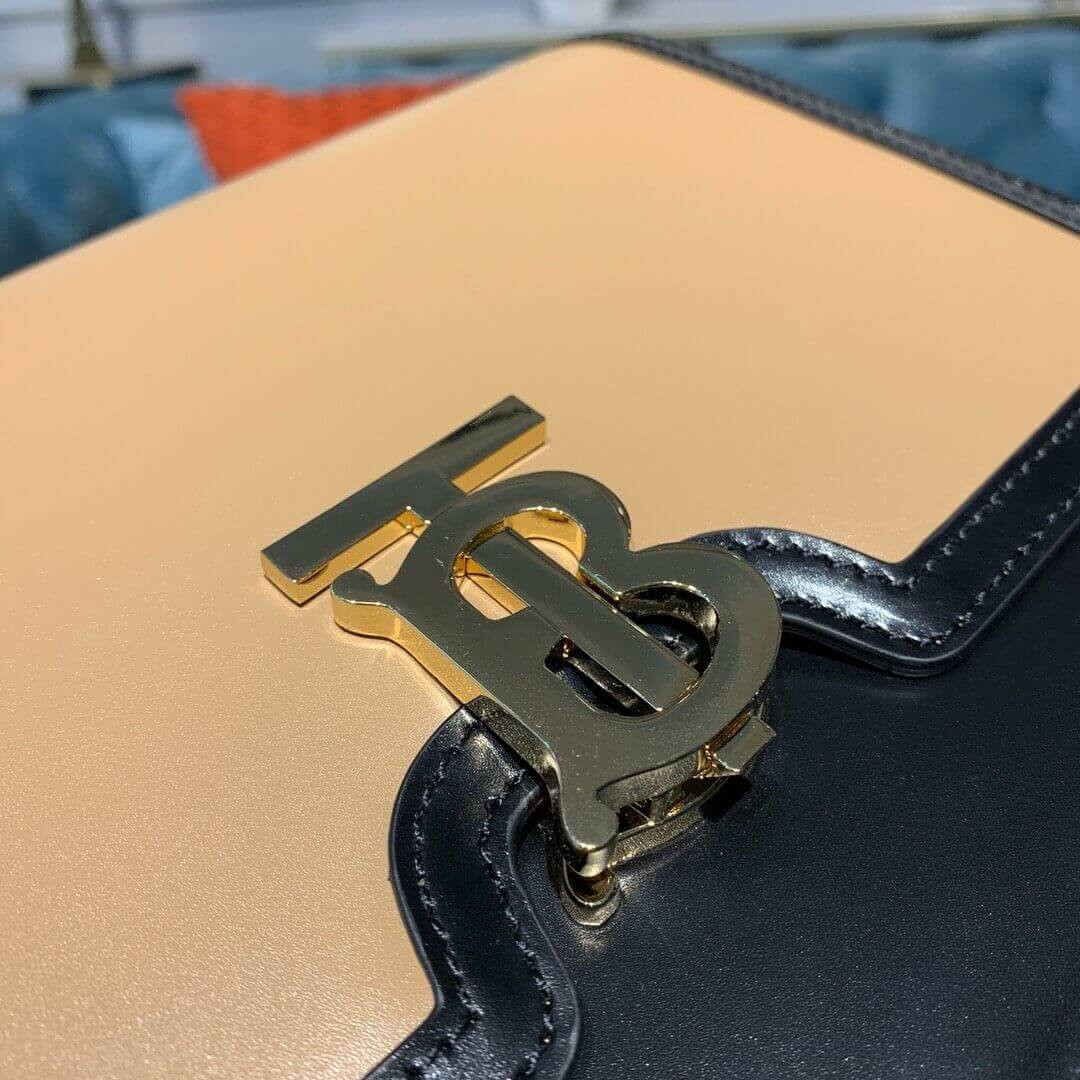 Burberry Medium Two-tone Leather TB Bag 80115771
