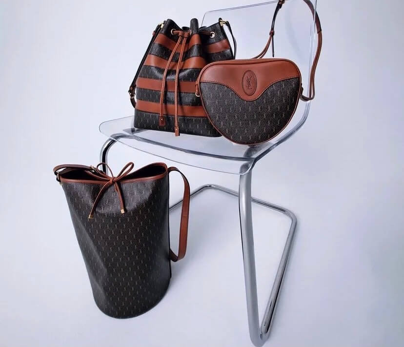 Saint Laurent YSL Le Monogramme Cœur Bag 675260 Chestnut