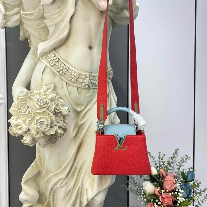 Louis Vuitton Taurillon Leather Capucines Mini M57520