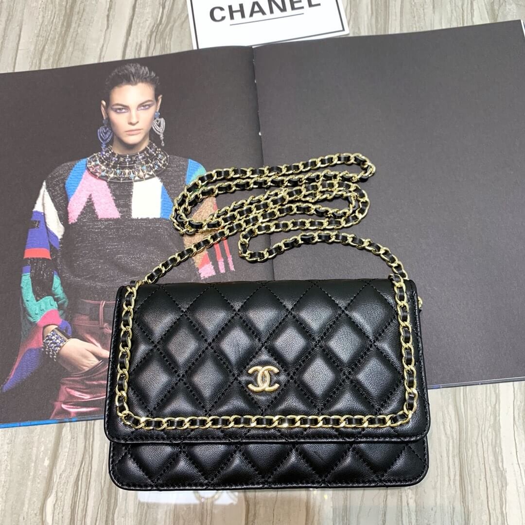 Chanel Lambskin Chain Bag 86058