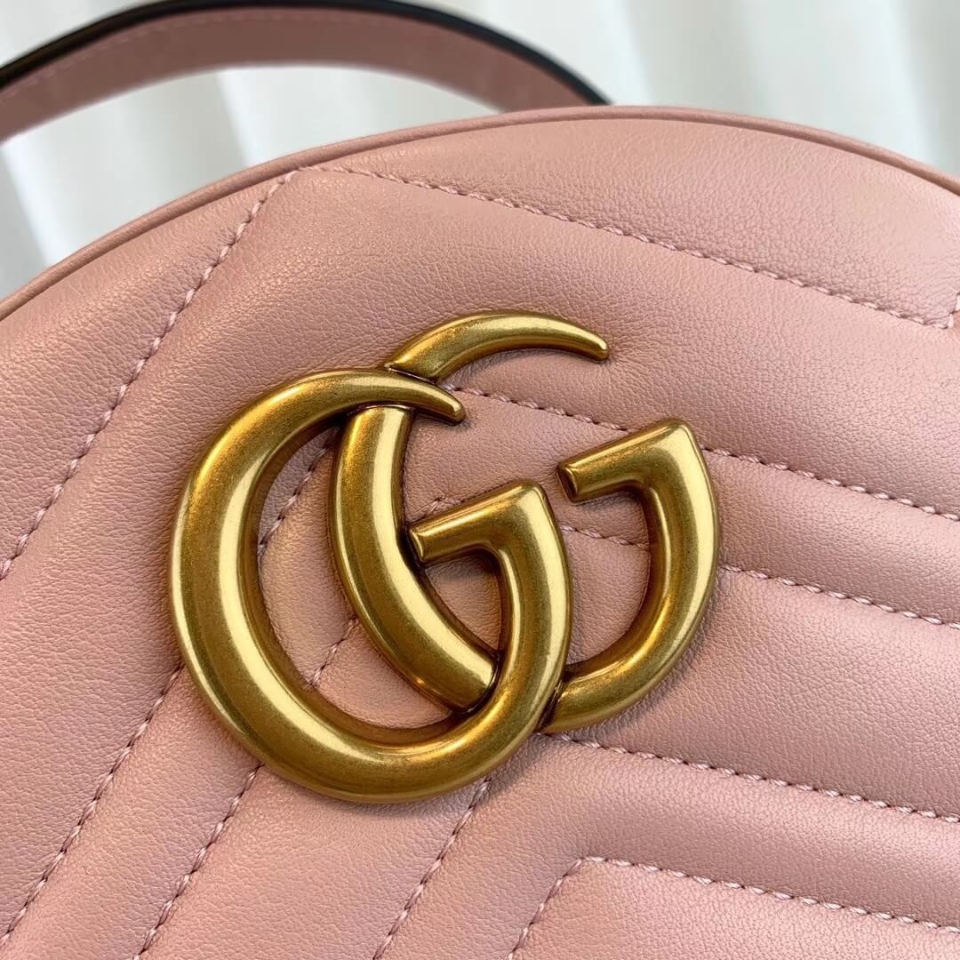 Gucci GG Marmont Quilted Leather Backpack 476671