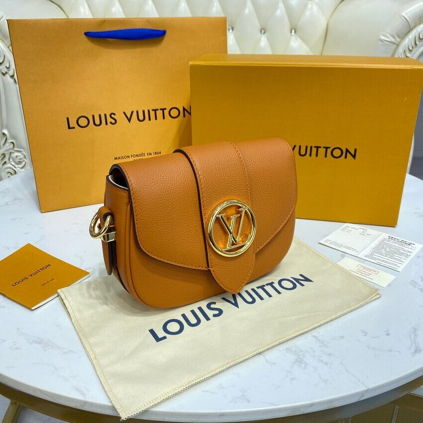 Louis Vuitton LV Pont 9 Soft PM M58729 Golden Siena