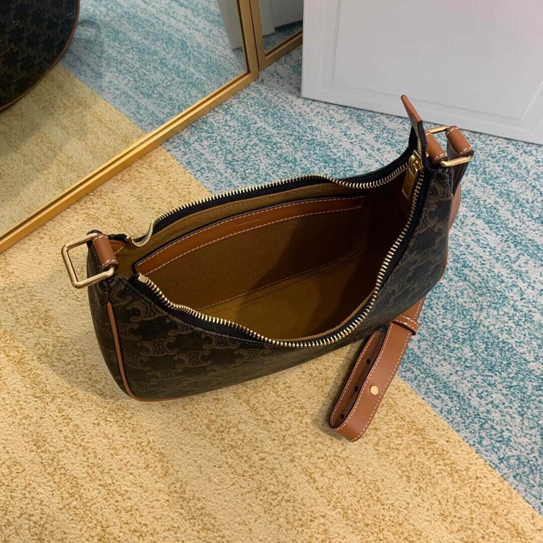 Celine Ava Bag In Triomphe Canvas 193952