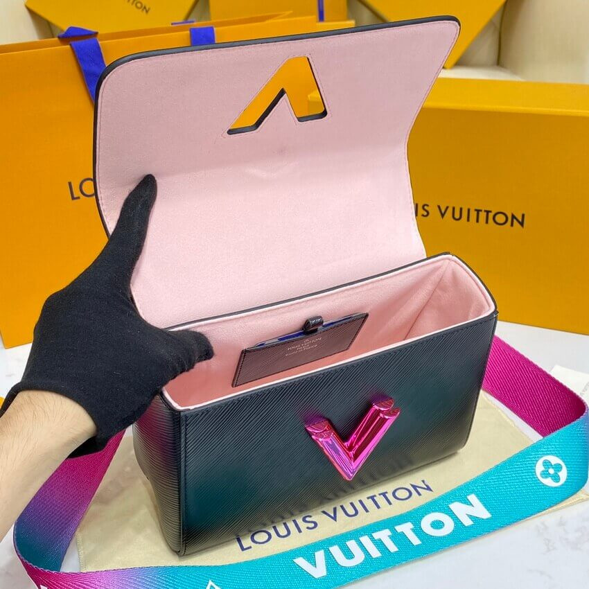 Louis Vuitton Epi Leather Twist MM M59416 Black