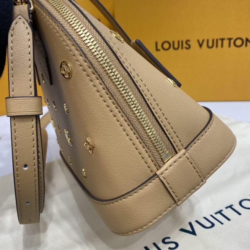 Louis Vuitton Alma BB Monogram Metal in Beige M58638