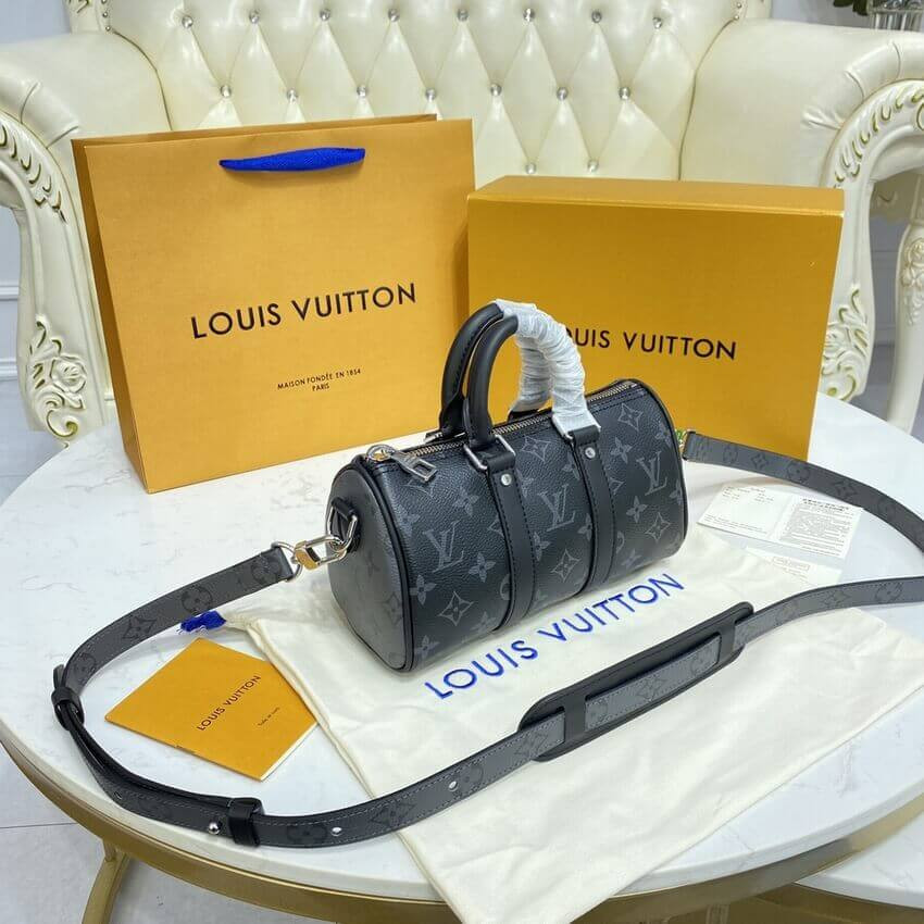 Louis Vuitton Monogram Eclipse Keepall XS M45947