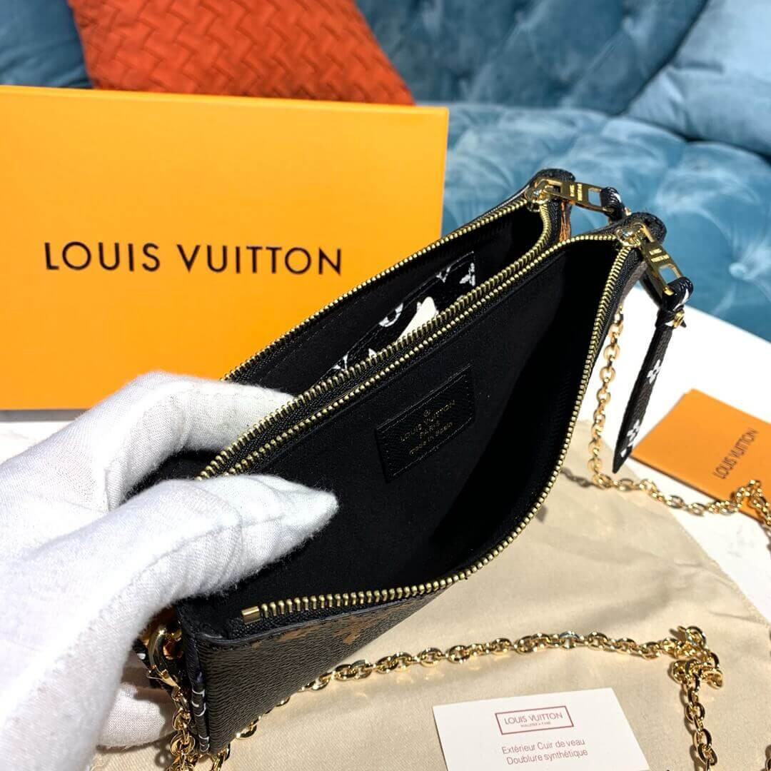 Louis Vuitton Double Zip Pochette M67874