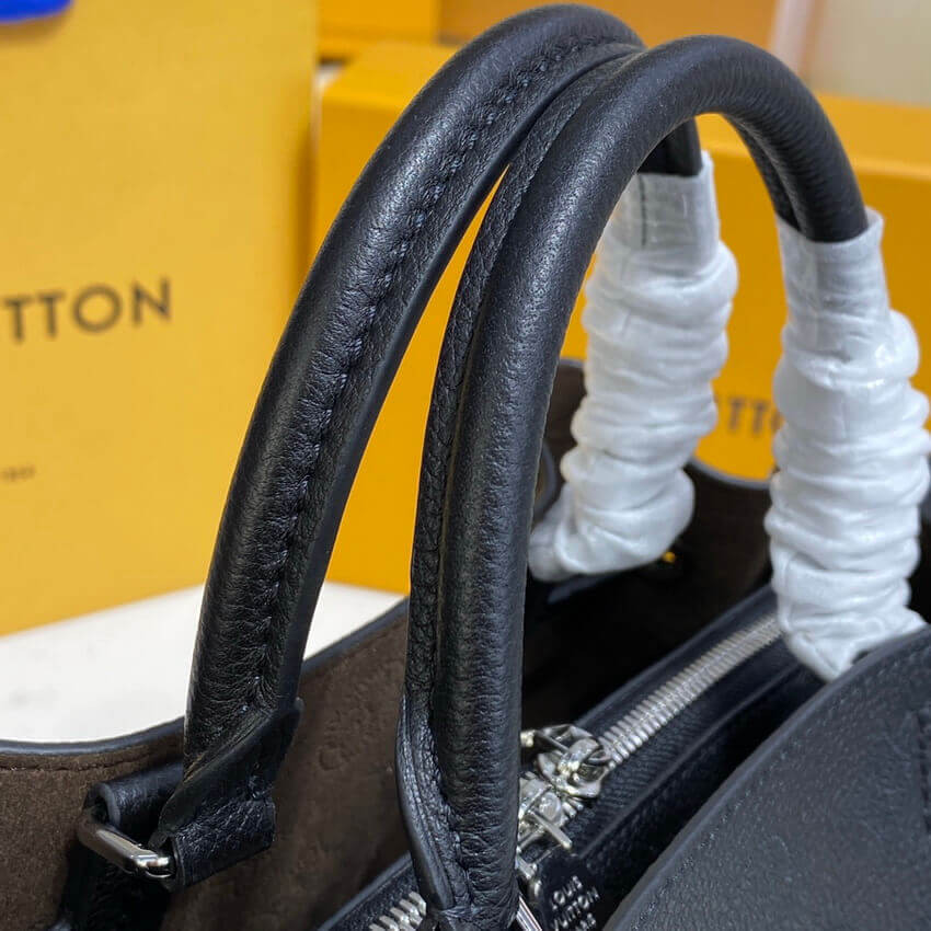 Louis Vuitton Mahina Calf Leather Bella Tote M59200 Black